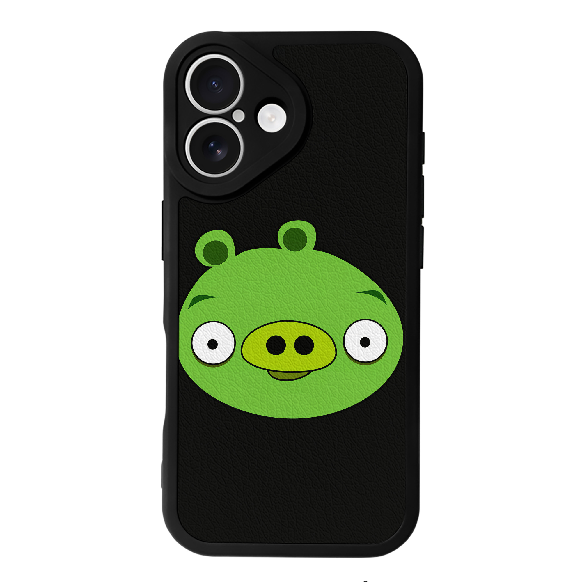 （画像用） Angry Birds アングリーバード 【iPhone 16シリーズ対応】シリコンスマホケース（レザー調） 材質：シリコン